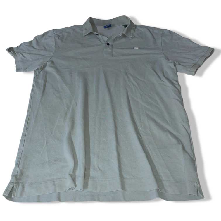 Vintage Mens G-STAR RAW Mint Green DUNDA polo shirt short sleeves in M|L28W19|SKU 5487