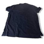 Vintage men Selected Homme navy blue short sleeve  Polo Shirt in XL|L31W20|SKU 5491