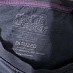 Vintage men Difuzed Naruto Herren Anime Graphic navy blue tee in L|L27 W18|5495