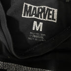 Vintage Marvel Graphics Mens Outline Logo T-shirt Black in M| L31 W18| SKU 5497
