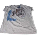 Vintage Y2K Ice jeans Made in Italy Jeans Rose & Butterfly white T-Shirt in M|L26 W20|SKU 5504