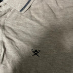 Vintage men Hacket London Classic Men's -jersey polo shirt in light tan brown in M|L28 W19|SKU 5508