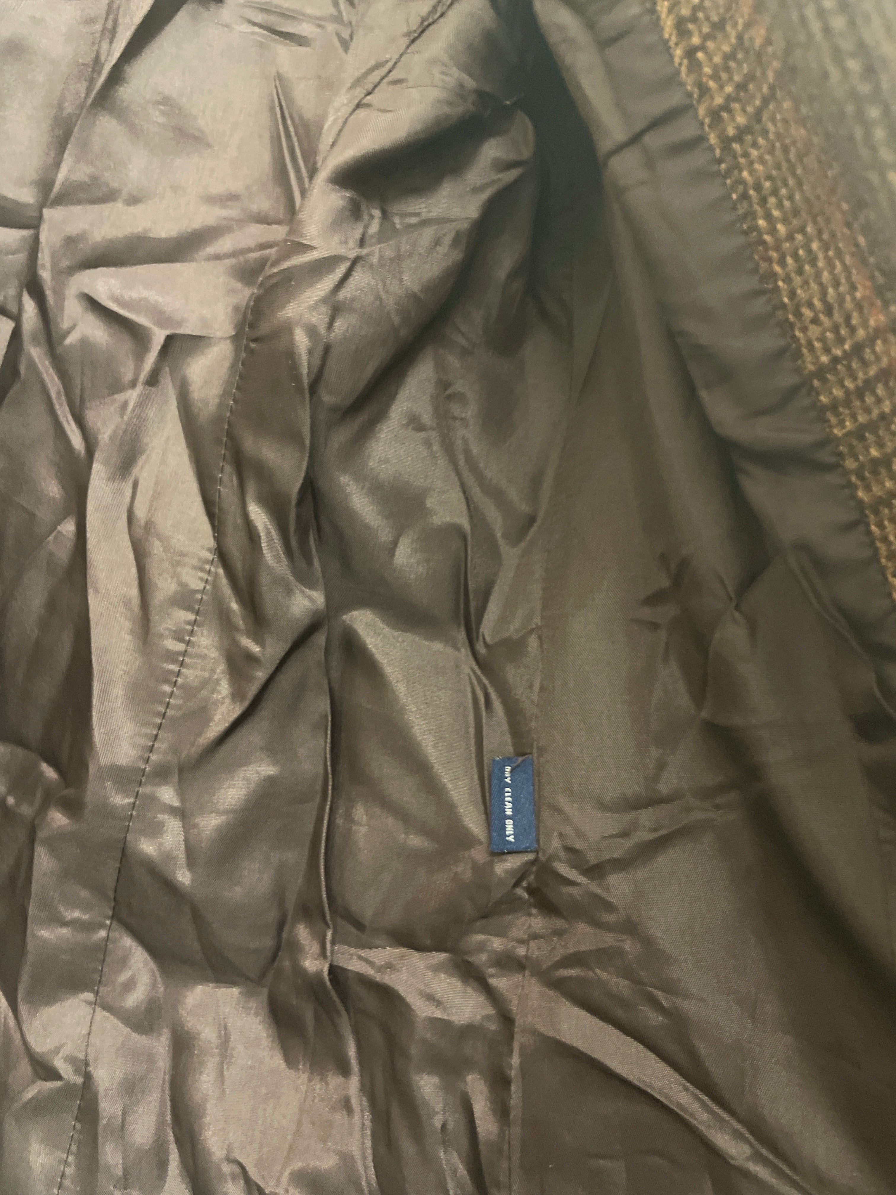 Vintage brown leather mens belt