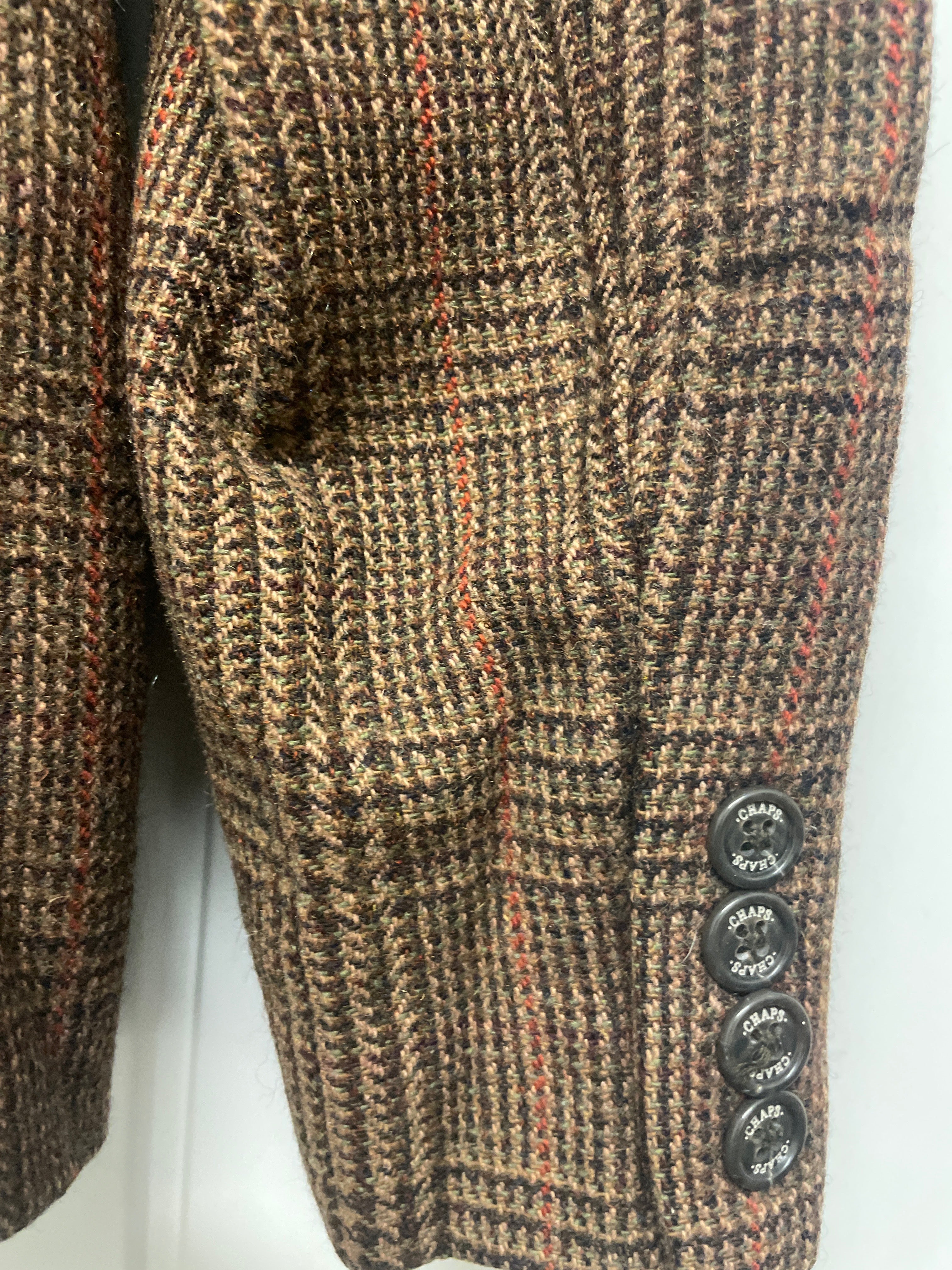 Vintage brown leather mens belt