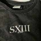 Vintage men S13 Black graphic t shirt in M| L30 W19| SKU 5512