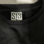 Vintage men S13 Black graphic t shirt in M| L30 W19| SKU 5512