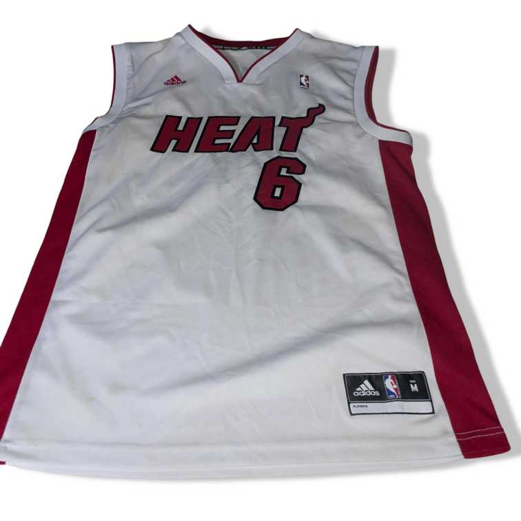 Vintage men Miami heat NBA LeBron James vest in white size M|L31W20|SKU 5493