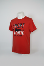 Lacoste red cotton t-shirt #Lacoste #Casual

red Lacoste Sport Alligator cotton crewneck logo t-shirt
 SKU 7158
Sir small 
L 25 W 19