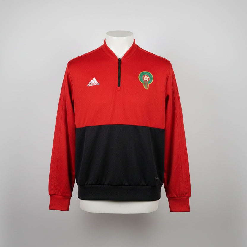 Morocco National Team Adidas 1/4 zip training top SKU 7369