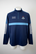 O'Neills Dublin GAA Men's Dynamo Hybrid Half Zip Top Marine / Sky / White.