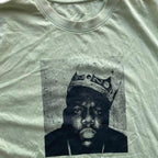 Vintage Notorious B.I.G the ready to die tour graphics yellow large tshirt