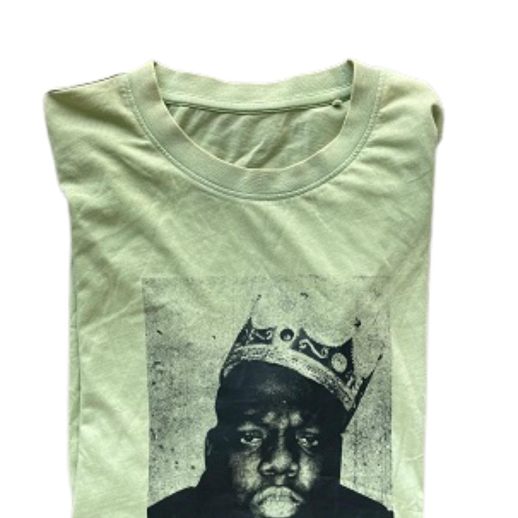 Vintage Notorious B.I.G the ready to die tour graphics yellow large tshirt