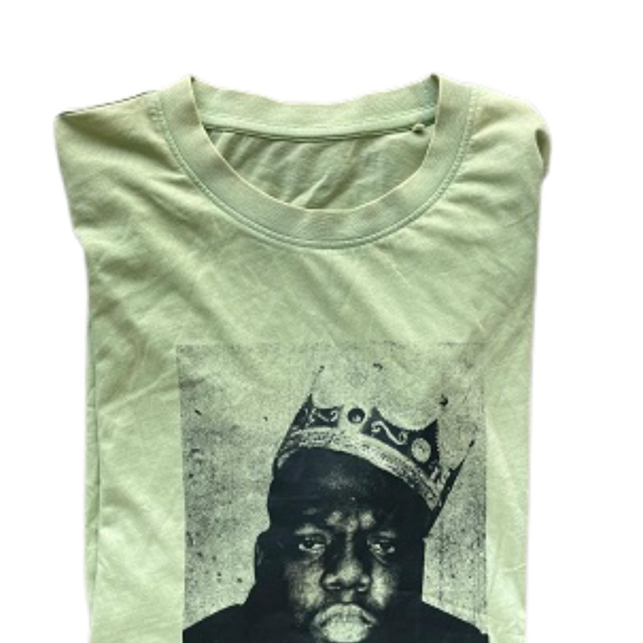 Vintage Notorious B.I.G the ready to die tour graphics yellow large tshirt