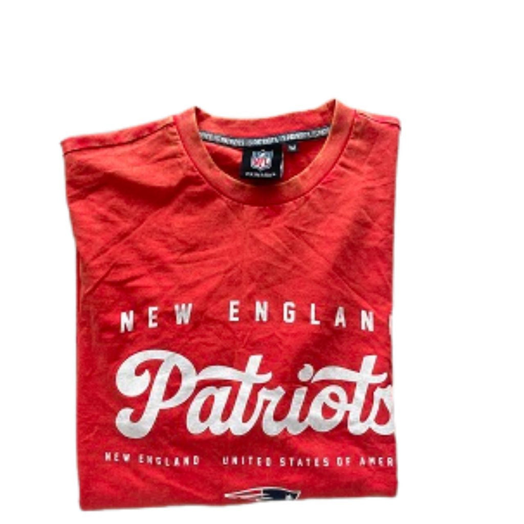 Vintage NFL Primark New England Patriot Red Medium Tshirt