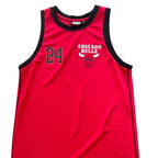 Vintage NBA red sleeveless chicago bulls tshirt