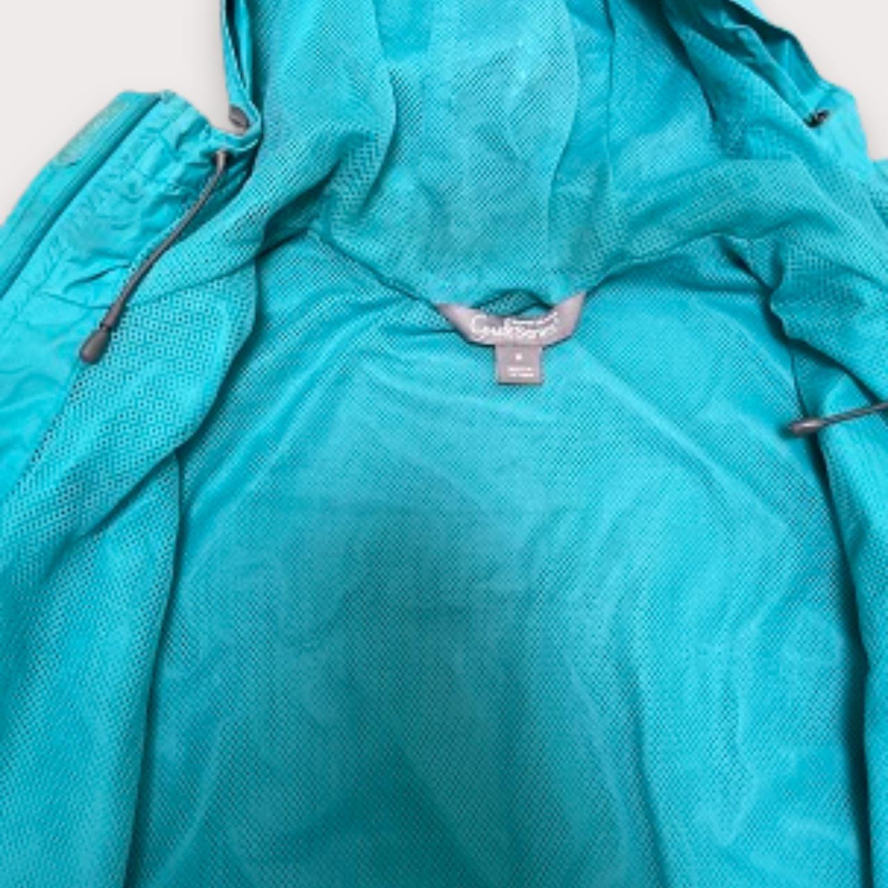 Vintage blue windbreaker large hoodie jacket
