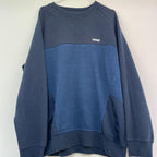 Vintage Mens McKenzie Blue Fleece crew neck large Jumper