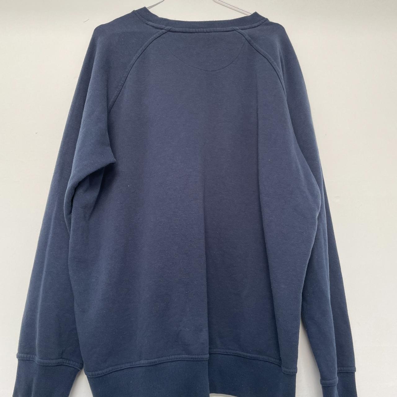Vintage Mens McKenzie Blue Fleece crew neck large Jumper