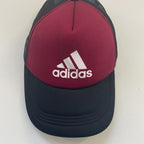Vintage Adidas tucker cap in black and wine