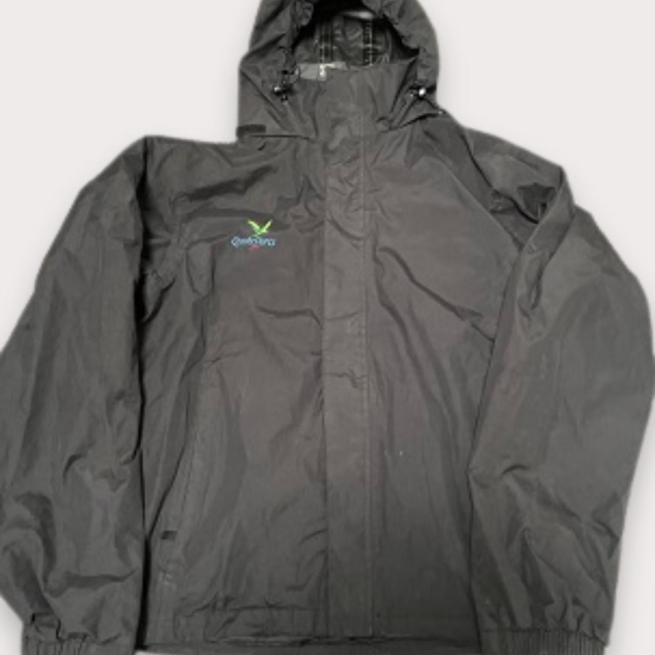 Vintage Regatta professional windbreaker Khaki Brown hoodie jacket size L