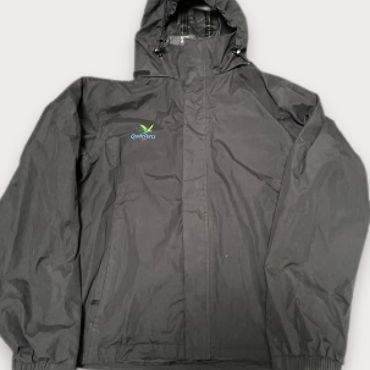Vintage Regatta professional windbreaker Khaki Brown hoodie jacket size L