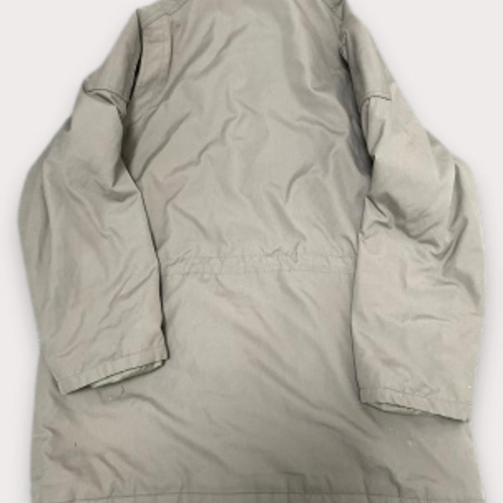 Vintage Naturally Dannimac cream padded full zip up large coat jacket