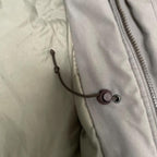 Vintage Naturally Dannimac cream padded full zip up large coat jacket