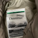Vintage Naturally Dannimac cream padded full zip up large coat jacket