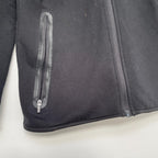 Vintage Ellesse full zip up fleece black hoodie jacket size XS