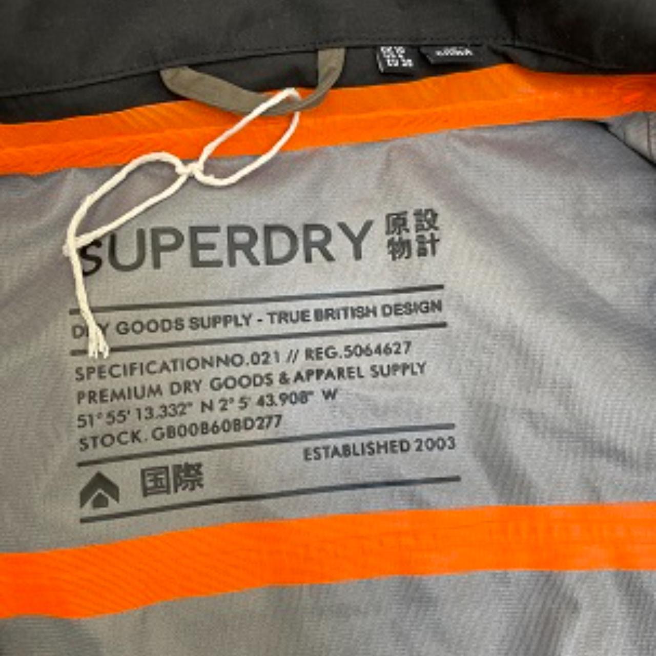 Vintage Superdry Winter Water-repellent Shell Jacket size XL