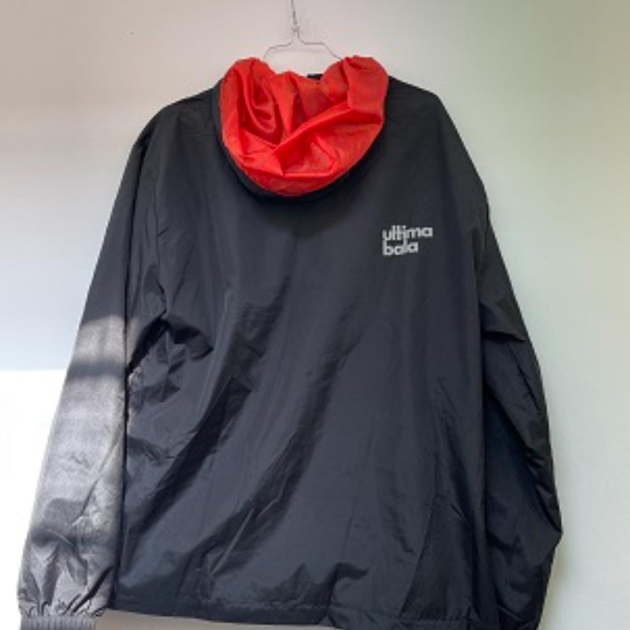Vintage Ultimate Bala black hoodie jacket with orange inside size L
