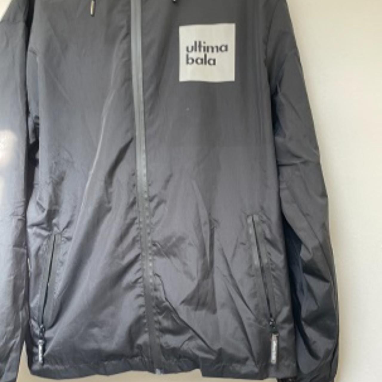 Vintage Ultimate Bala black hoodie jacket with orange inside size L