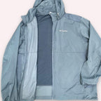 Vintage Columbia Blue Rain zip up jacket