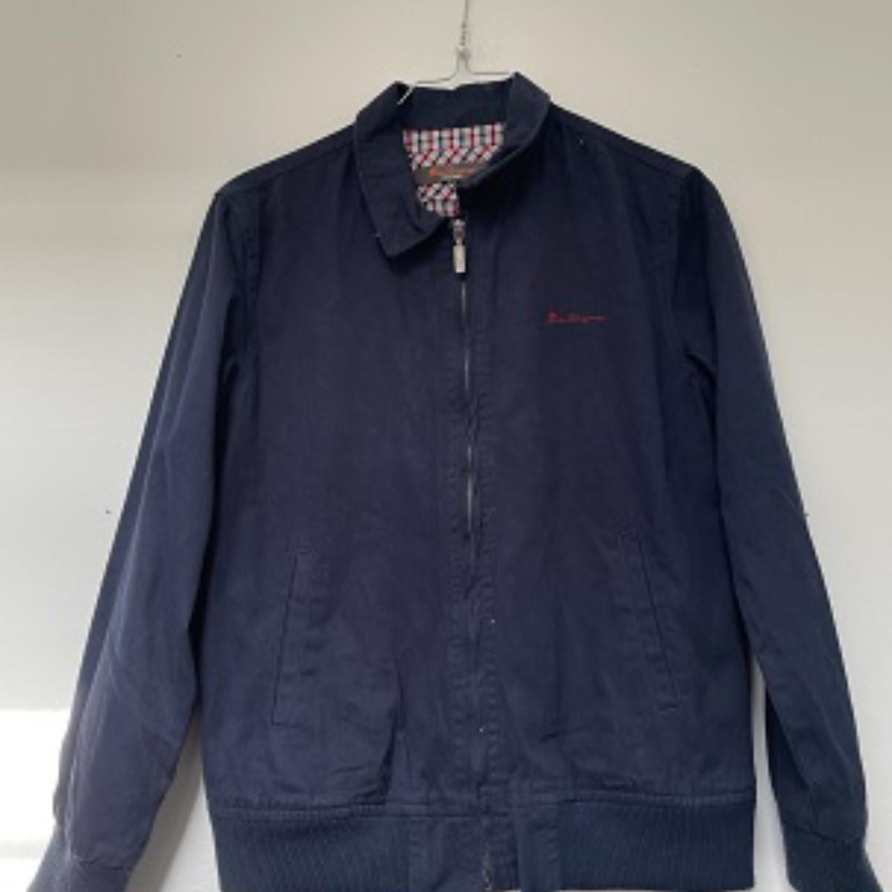 Vintage Ben Sherman Blue High neck Zip up jacket