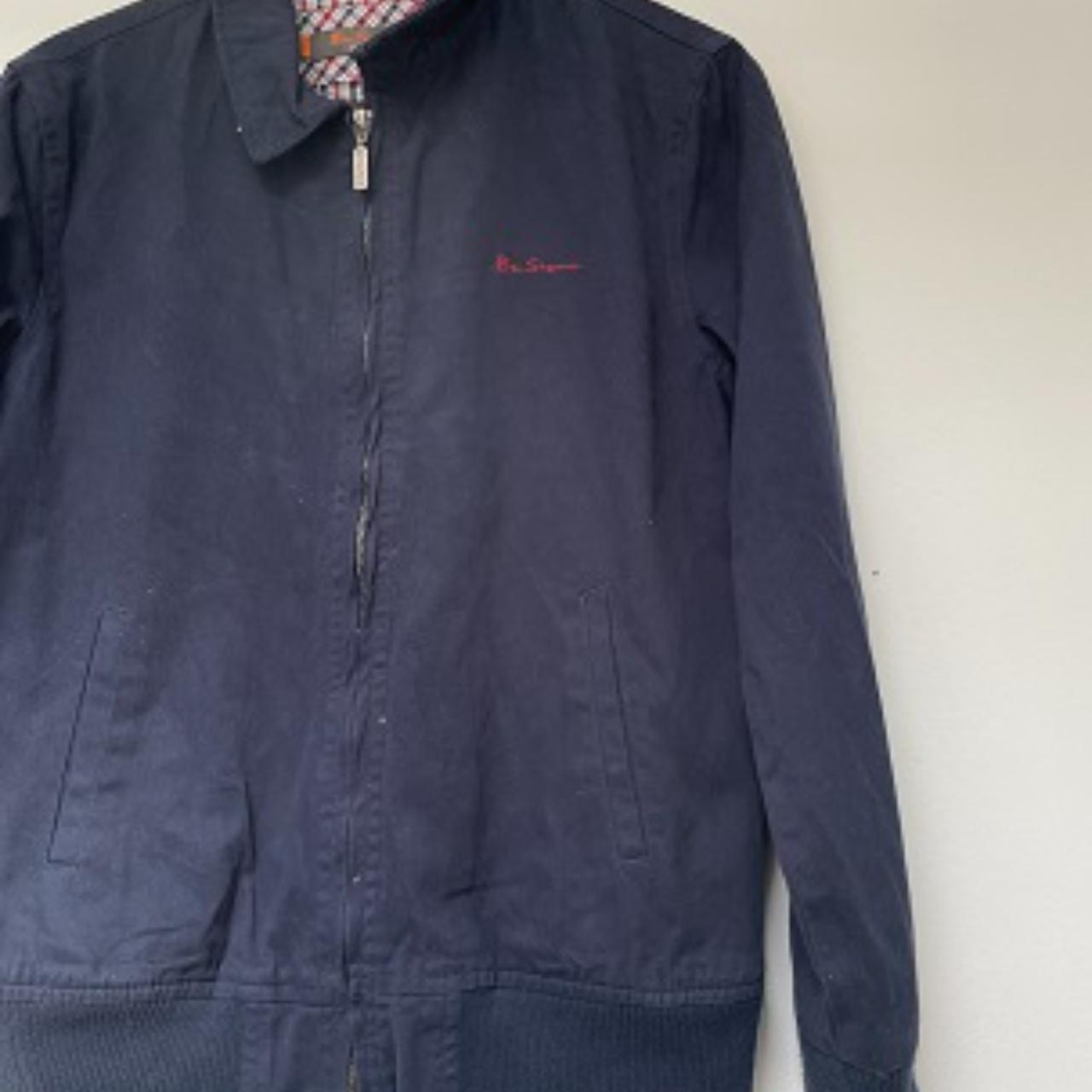 Vintage Ben Sherman Blue High neck Zip up jacket