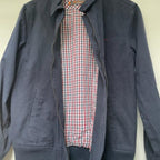 Vintage Ben Sherman Blue High neck Zip up jacket
