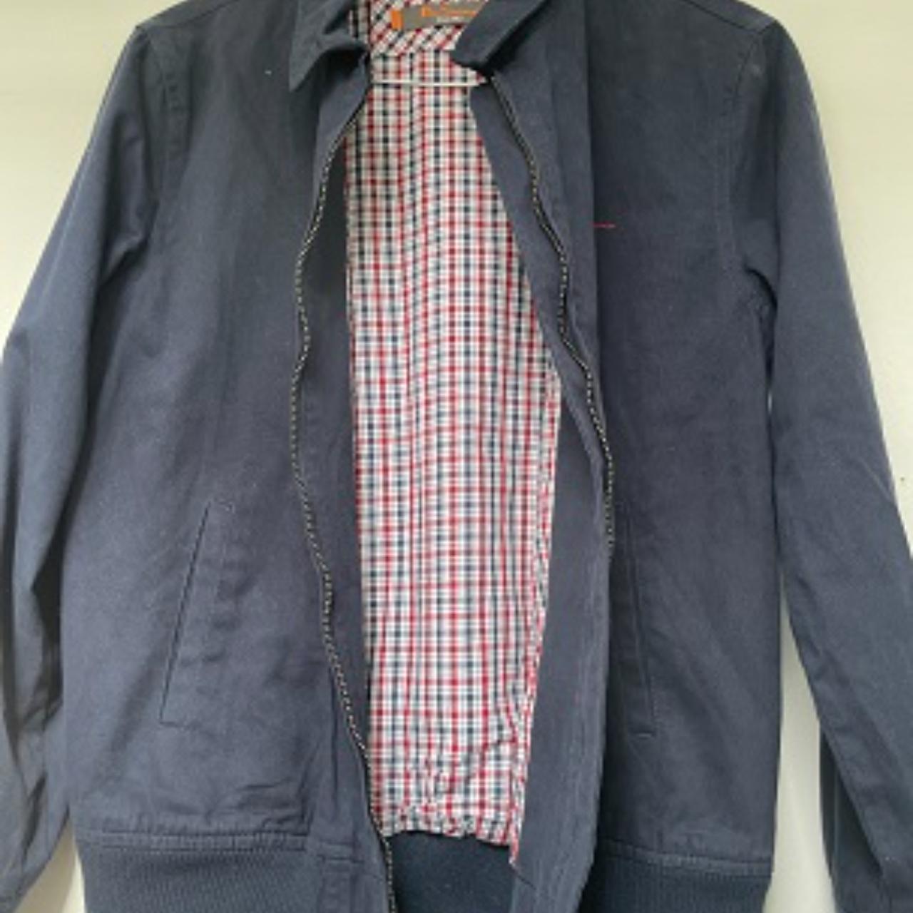 Vintage Ben Sherman Blue High neck Zip up jacket