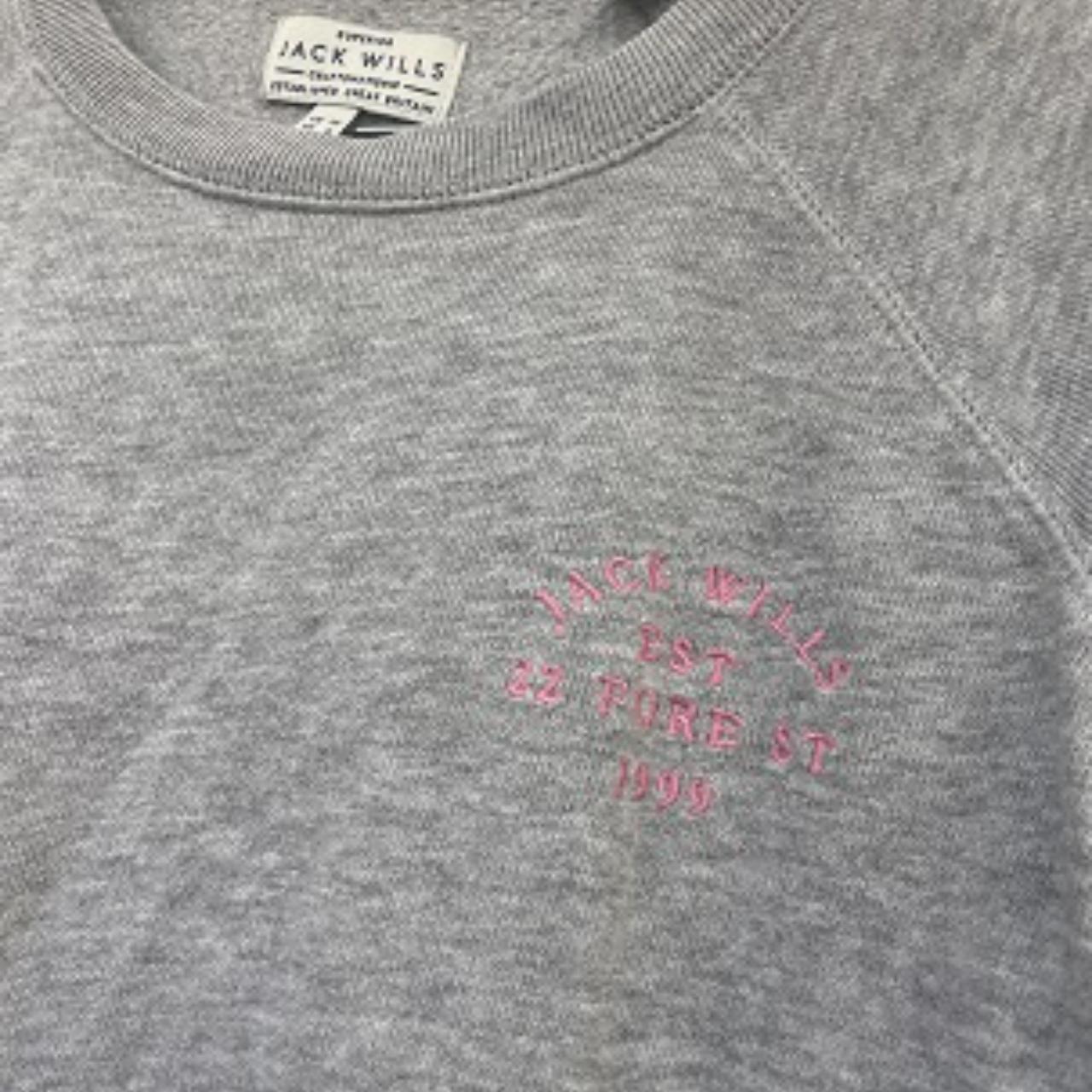 Vintage Jack Wills Grey Jumper Women's Size UK 10