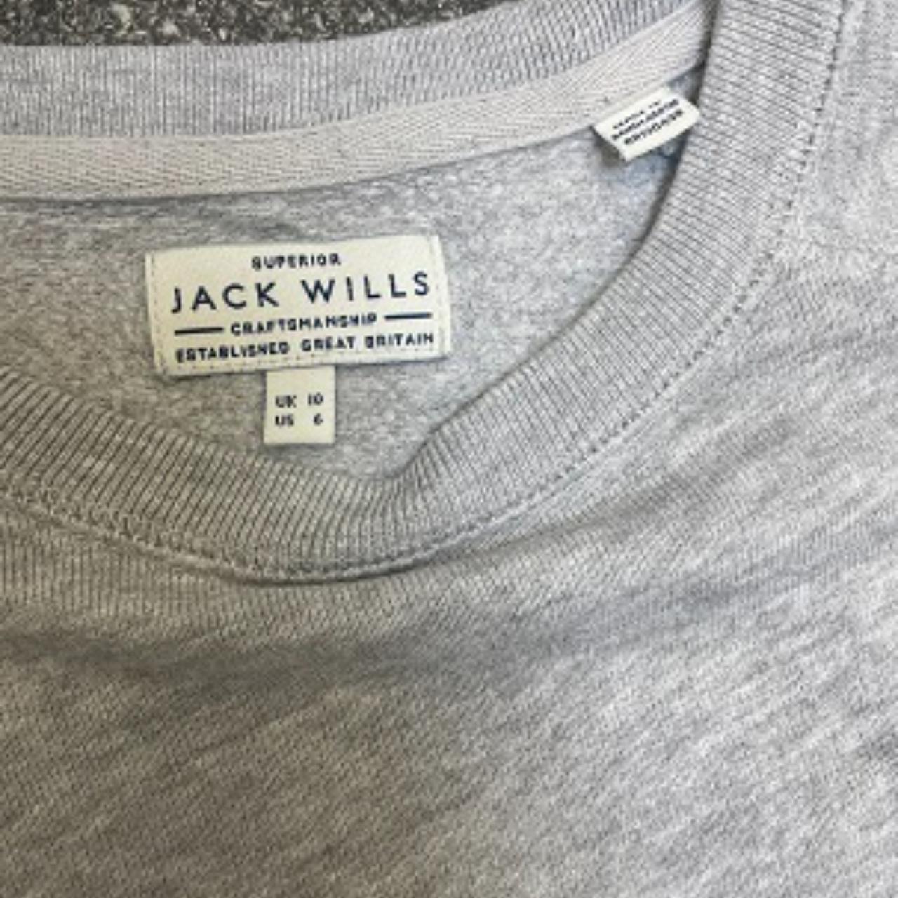 Vintage Jack Wills Grey Jumper Women's Size UK 10