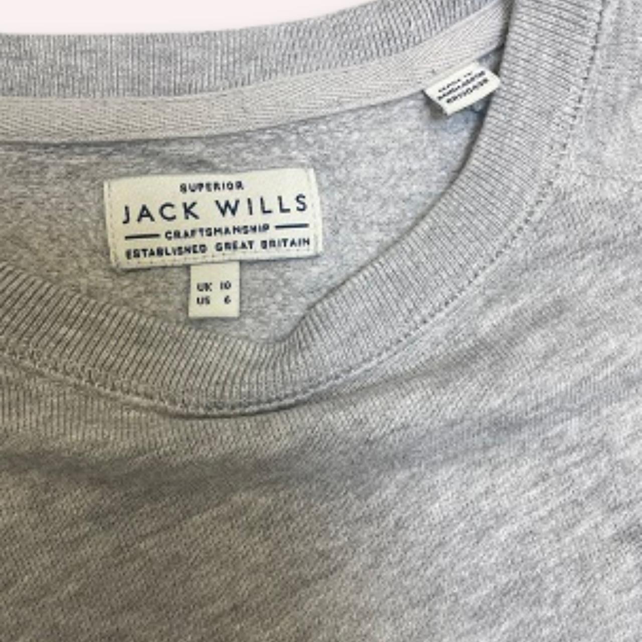 Vintage Jack Wills Grey Jumper Women's Size UK 10