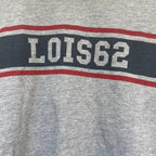 Vintage Lois Lois62 print grey mens sweatshirt size S