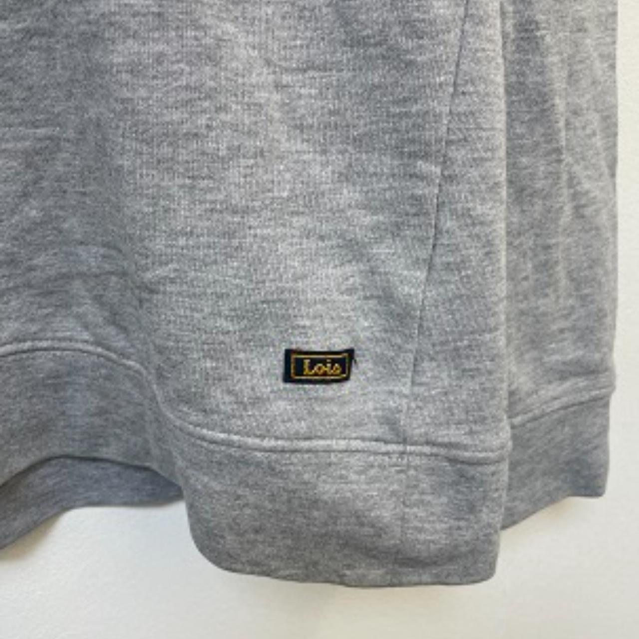 Vintage Lois Lois62 print grey mens sweatshirt size S