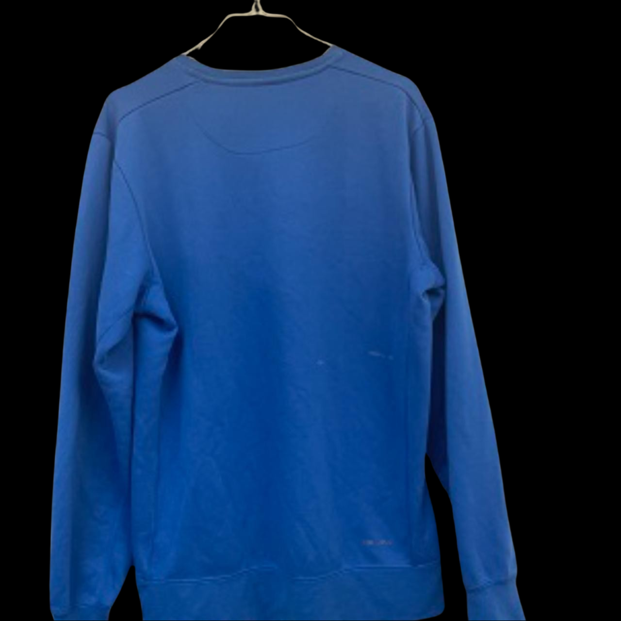 Vintage Adidas Mens Sport Essentials Premium Crew Fleece - Blue