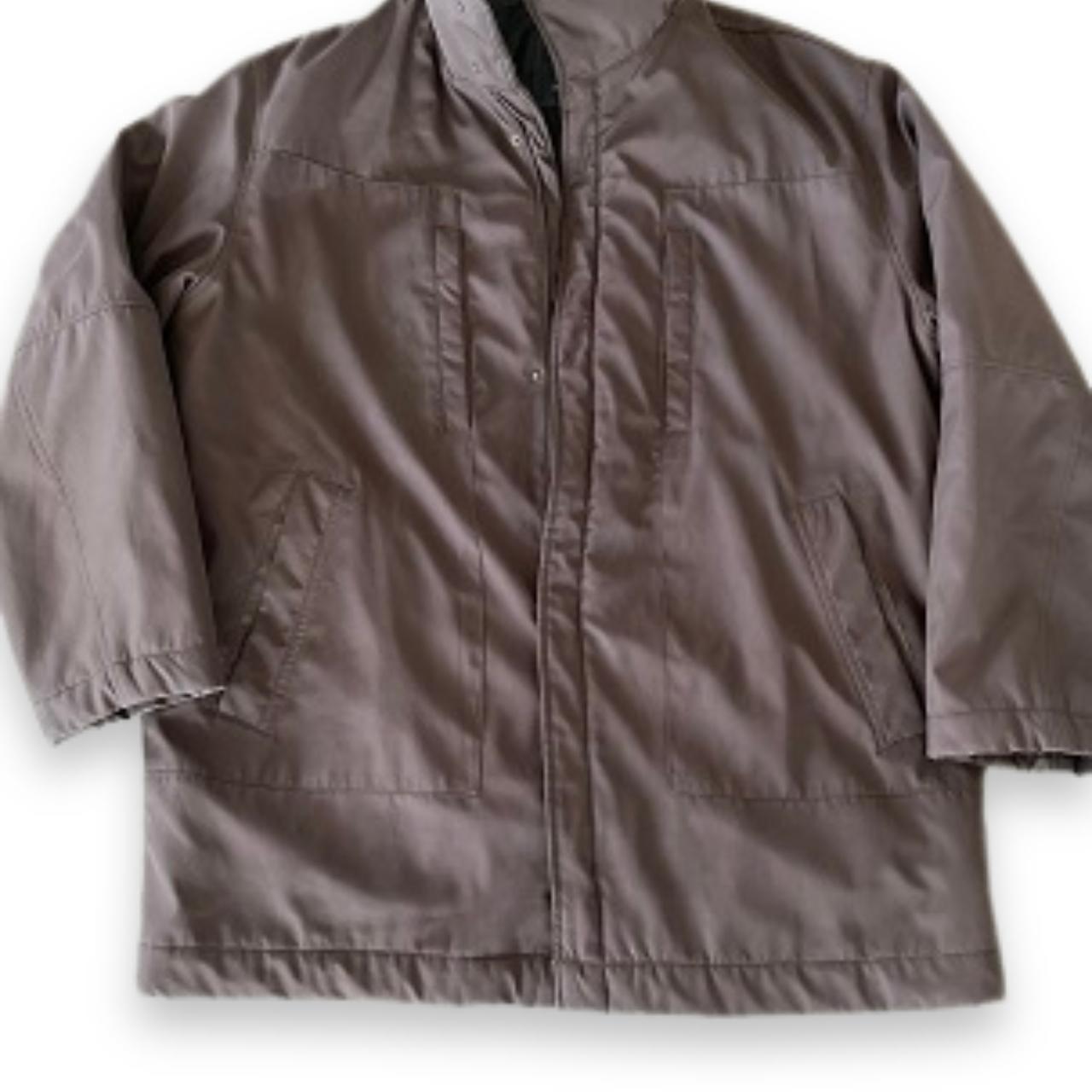 Vintage brown puffer padded insulated jacket