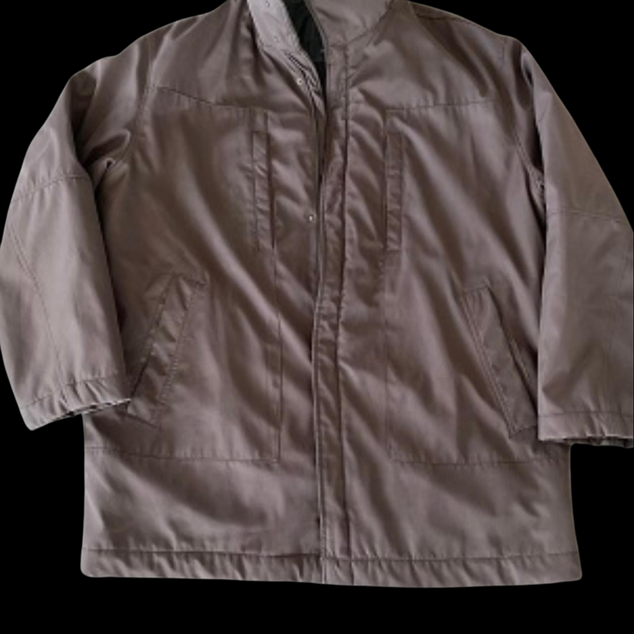 Vintage brown puffer padded insulated jacket