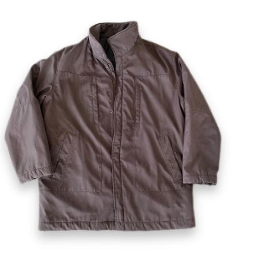 Vintage brown puffer padded insulated jacket