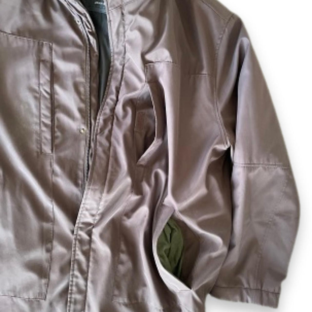 Vintage brown puffer padded insulated jacket