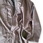 Vintage brown puffer padded insulated jacket