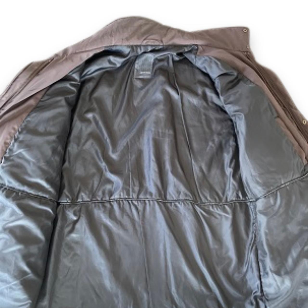 Vintage brown puffer padded insulated jacket