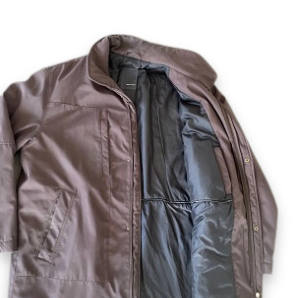 Vintage brown puffer padded insulated jacket